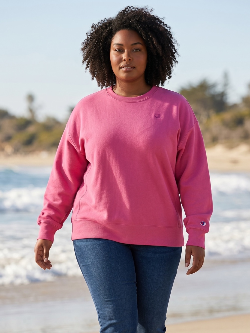 Champion Women's Logo Fleece Sweatshirt